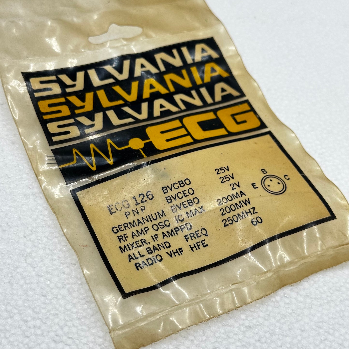 Sylvania ECG-126 PNP Germanium Transistor - R&R