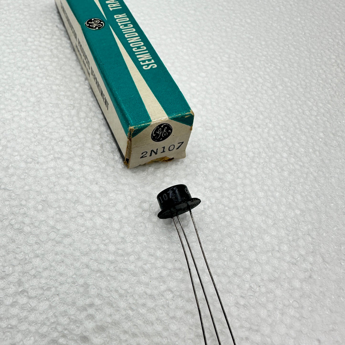 2N107 Germanium Transistor General Electric NOS - Rare & Reclaimed