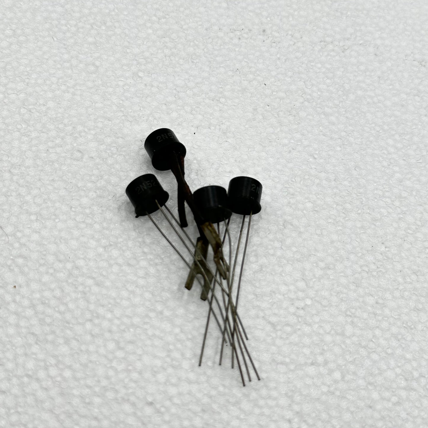 SET OF 4: Black GE 2N525 Germanium Transistors - R&R