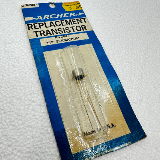 RS-2007 Germanium Transistor NOS - Rare & Reclaimed
