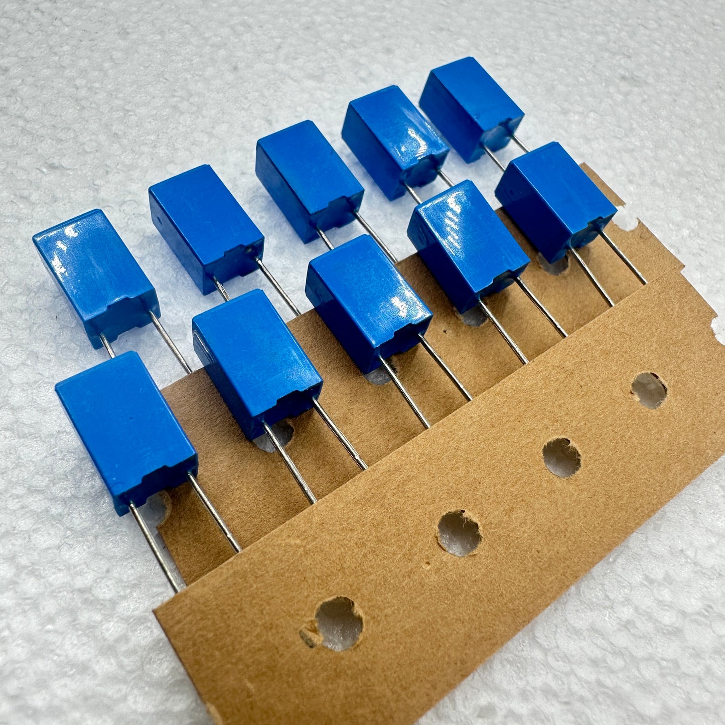 10 PACK TECATE 1uf 63v 5% Metallized Polyester Film Capacitors 1000nf .001mf