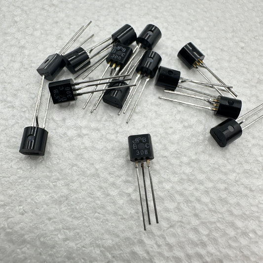 BC308-B Silicon Transistor, TO-92, Siemens BC308B