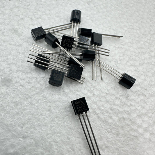 MPS2222 Silicon Transistor, TO-92, Motorola