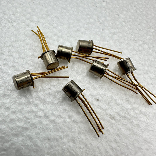 2N914 Silicon Transistor, TO-18, Gold Leg, JTXCCXP