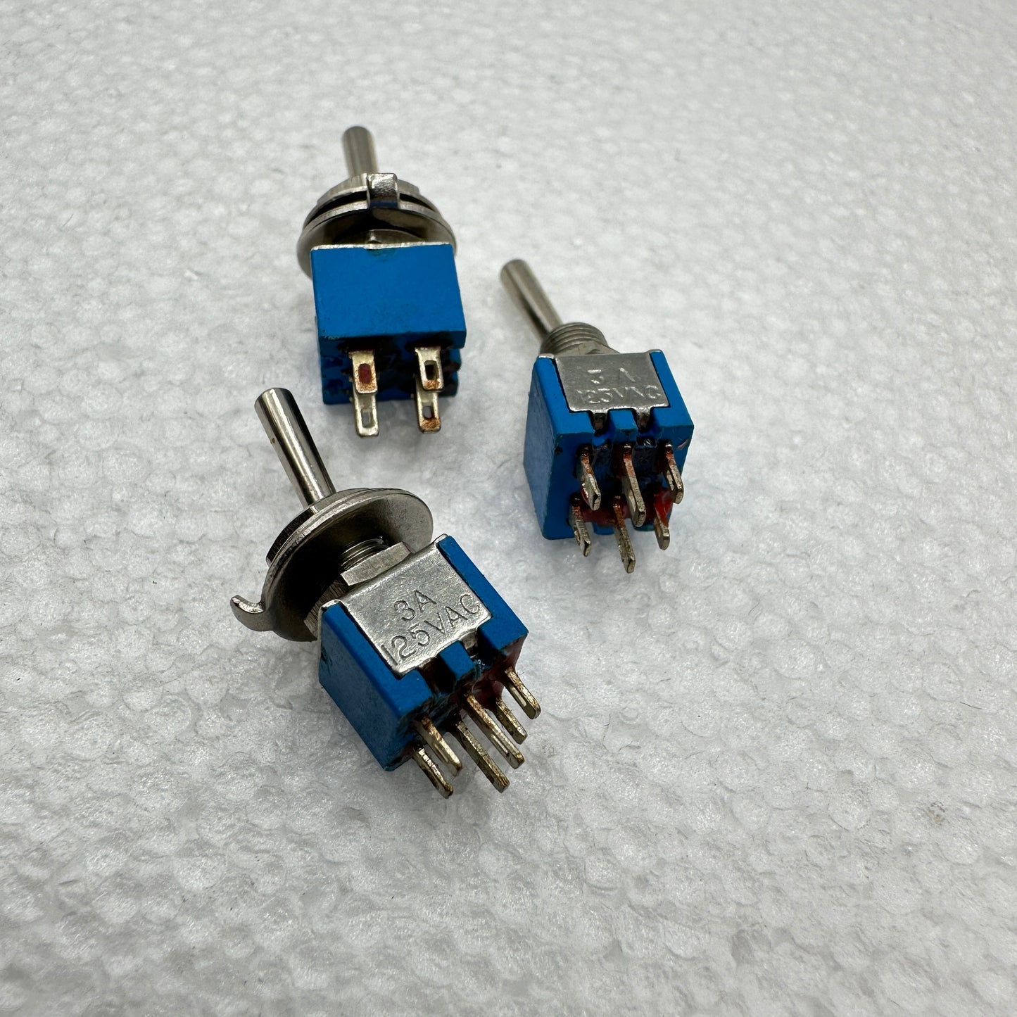 Subminiature DPDT Toggle Switch On/On Solder Lugs Micro