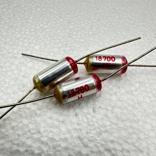 18700pf 19nf Axial Polystyrene Capacitor 160V 3% 18.7nf 18n7 .019uf