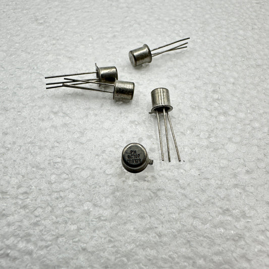 BC107 Philips NPN High Gain Audio Transistor TO-18