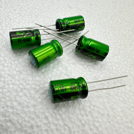 100uf 16v Nichicon UES BP Audio Grade Electrolytic Capacitor