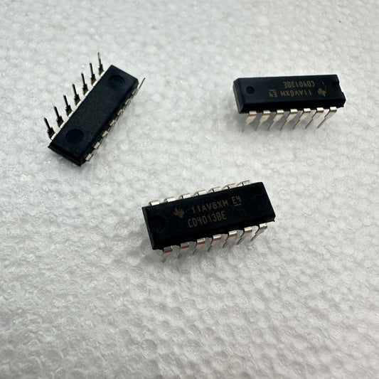 2 PACK Texas Instruments CD4013BE Flip Flops Dual CMOS
